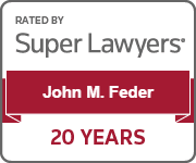 Super Lawyers- John Feder 20 Years